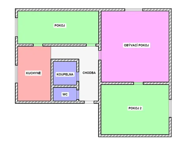Prodej bytu 3+1, Trutnov, Bendlova, 67 m2