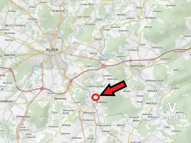 Prodej pole, Šťáhlavy, 1730 m2