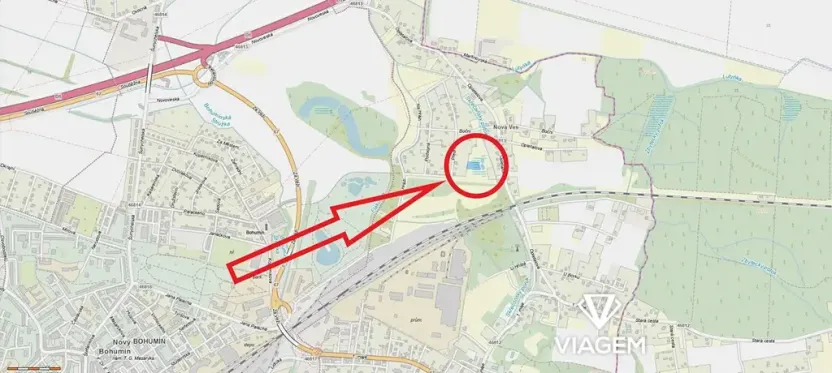 Prodej zahrady, Bohumín, 2017 m2