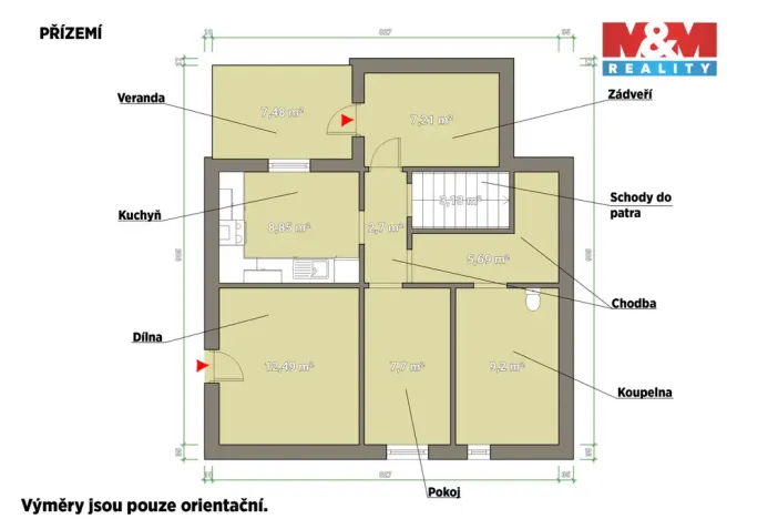 Prodej rodinného domu, Čížkov, 80 m2