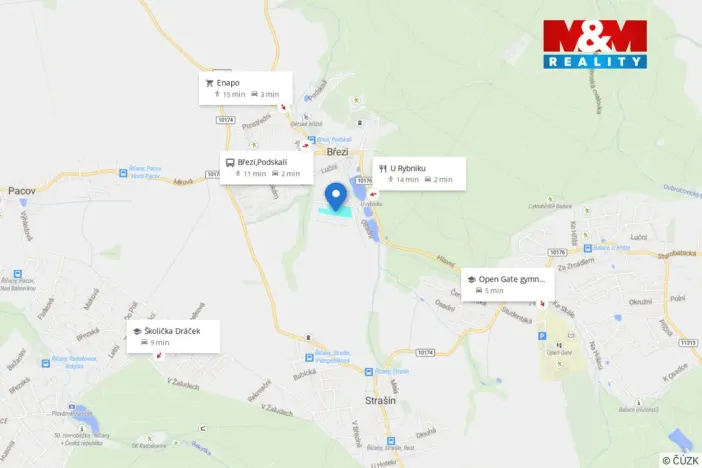 Prodej pozemku pro bydlení, Březí, Vínová, 1000 m2