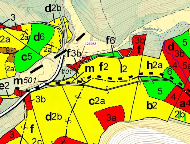 Dražba lesa, Čestín, 633 m2
