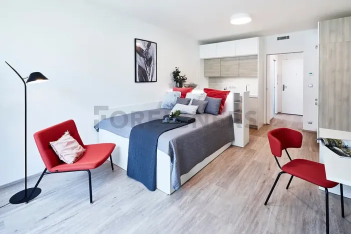 Pronájem bytu 1+kk, Praha - Libeň, Kurta Konráda, 33 m2