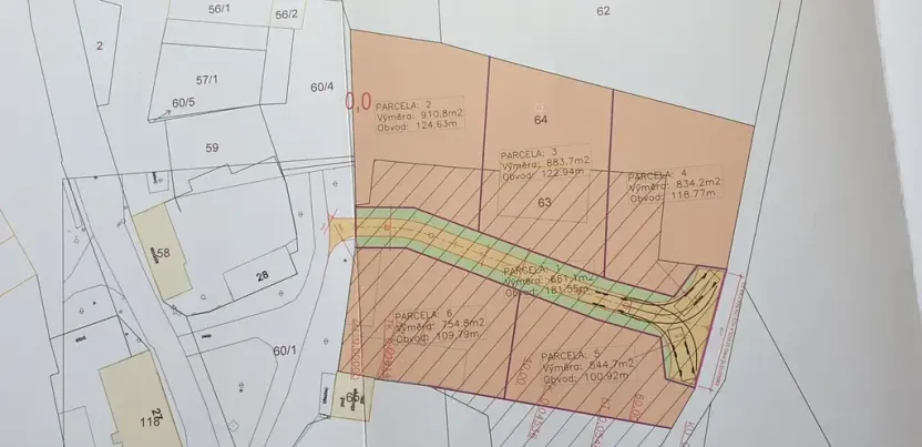 Prodej pozemku pro bydlení, Praskačka, 4547 m2