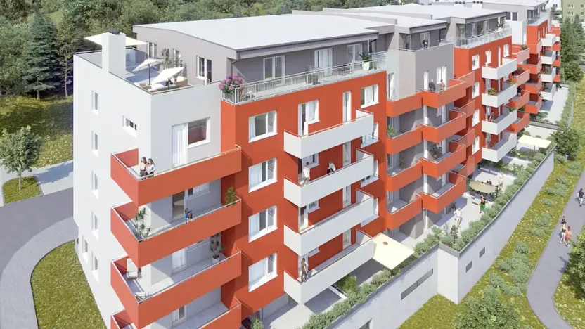 Prodej bytu 2+kk, Brno, Chvalovka, 49 m2