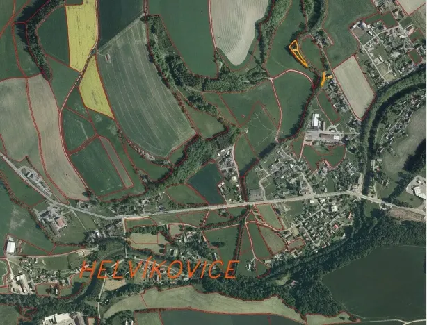 Prodej pozemku, Helvíkovice, 1994 m2