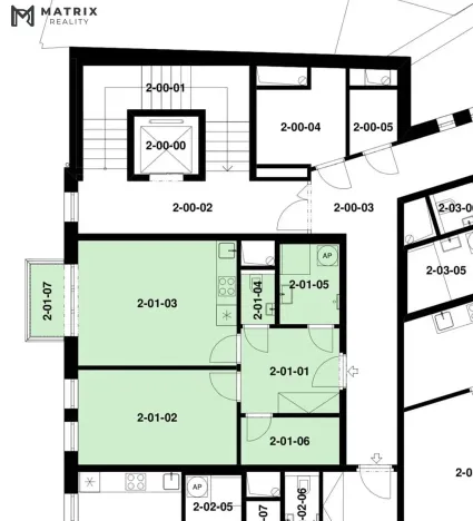 Pronájem bytu 2+kk, Praha - Libeň, Zenklova, 50 m2