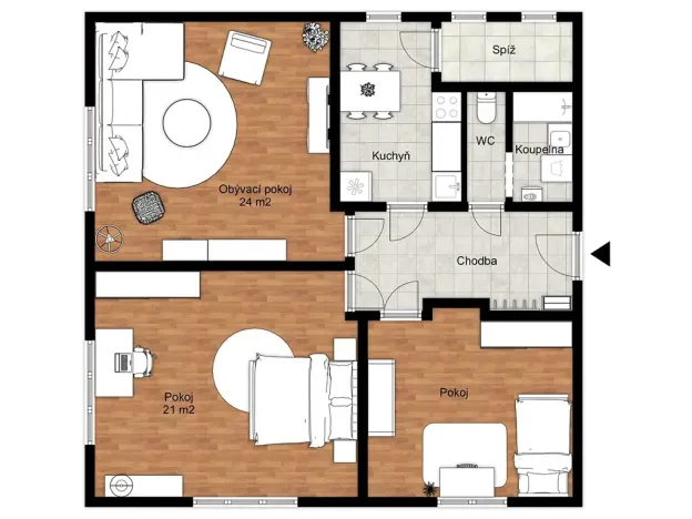 Prodej bytu 5+1, Žďár nad Sázavou, Veselská, 127 m2