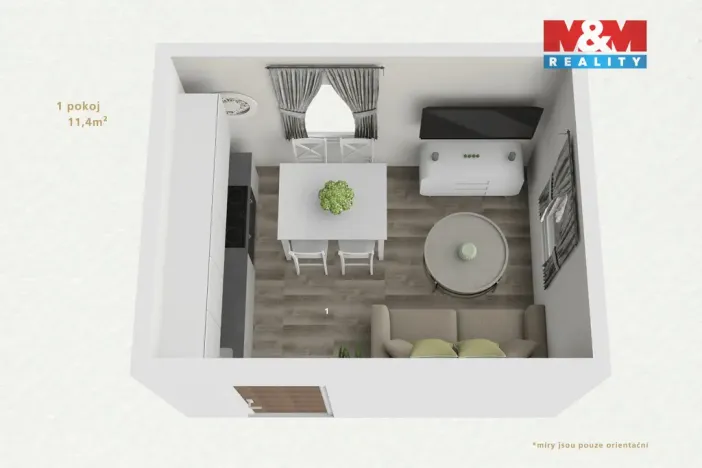 Prodej bytu 3+1, Karlovy Vary - Stará Role, Nádražní, 65 m2