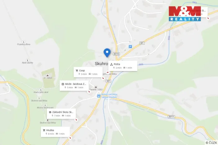 Pronájem rodinného domu, Skuhrov nad Bělou, 60 m2