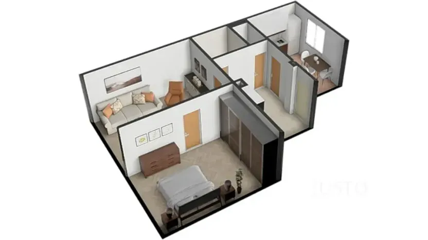 Prodej bytu 2+1, Písek, Šafaříkova, 52 m2