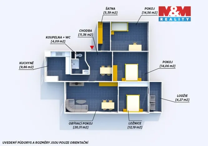 Prodej bytu 4+1, Rokycany - Nové Město, Pražská, 92 m2