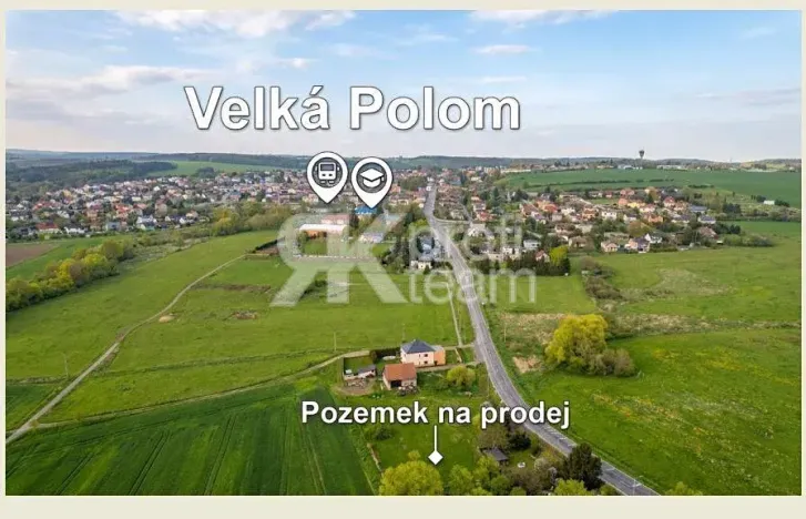 Prodej pozemku pro bydlení, Velká Polom, Opavská, 1004 m2