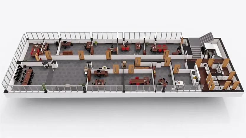 Pronájem kanceláře, Brno, Dornych, 397 m2