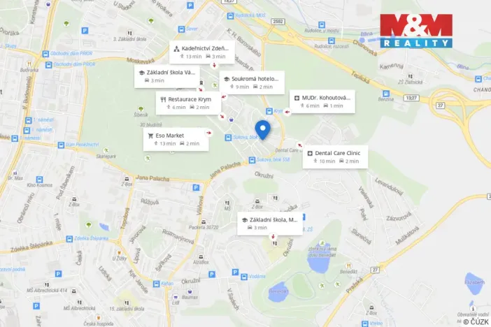 Prodej bytu 2+kk, Most, K. J. Erbena, 49 m2