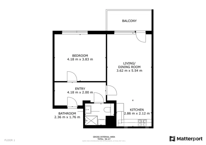 Pronájem bytu 2+kk, Praha - Hloubětín, Sobí, 55 m2