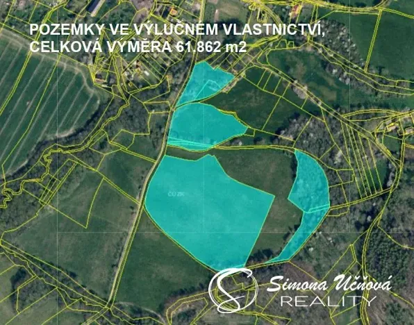 Prodej louky, Třebušín, 74552 m2