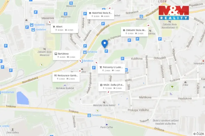 Prodej bytu 3+1, Brno - Líšeň, Josefy Faimonové, 78 m2