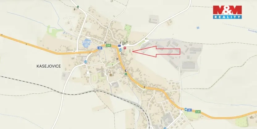 Pronájem bytu 2+kk, Kasejovice, 40 m2