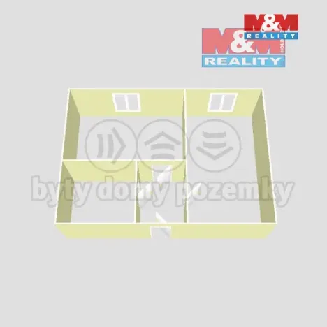 Pronájem bytu 1+1, Kladno - Kročehlavy, U výtopny, 28 m2