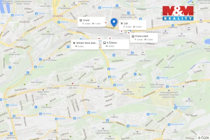 Prodej bytu 2+kk, Praha - Libeň, Českomoravská, 49 m2