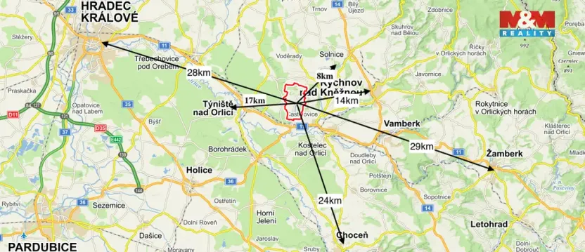 Prodej obchodního prostoru, Častolovice, Komenského, 154 m2