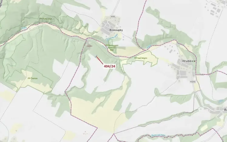 Dražba lesa, Ivančice, 741 m2