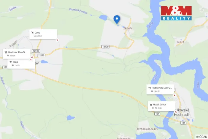 Prodej pozemku, Varvažov - Zbonín, 719 m2