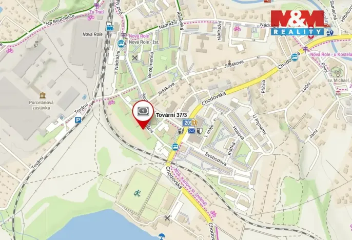 Pronájem bytu 2+1, Nová Role, Tovární, 60 m2