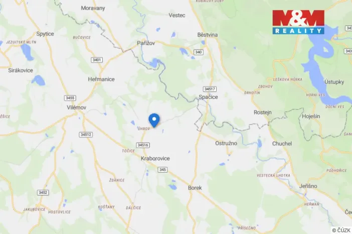 Prodej rodinného domu, Kraborovice - Úhrov, 55 m2