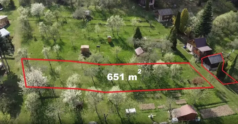 Prodej zahrady, Luhačovice, Antonína Slavíčka, 651 m2