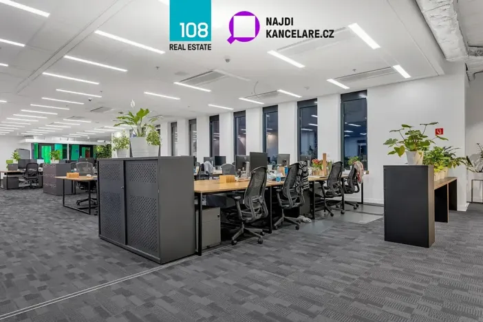 Pronájem kanceláře, Praha - Dejvice, Evropská, 1751 m2