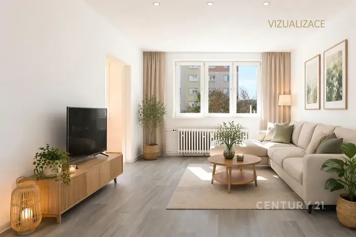 Pronájem bytu 2+1, Litvínov, Tylova, 53 m2