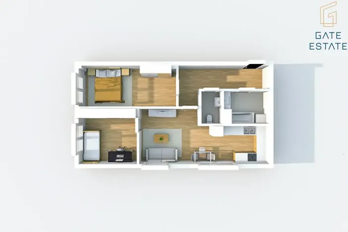 Pronájem bytu 3+kk, Bystřice pod Hostýnem, Sídliště, 67 m2