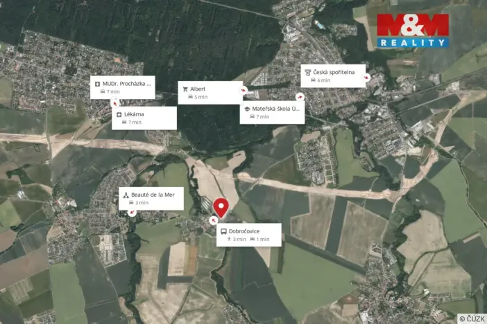 Pronájem rodinného domu, Dobročovice, 82 m2