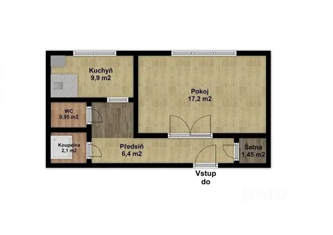 Prodej bytu 1+1, Morkovice-Slížany, Kolaříkova, 38 m2
