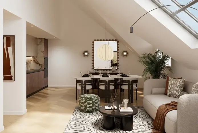 Prodej bytu 2+kk, Praha - Karlín, Křižíkova, 58 m2