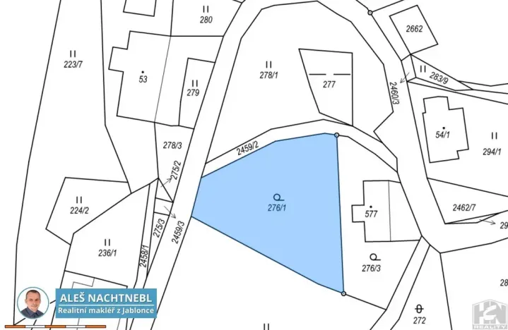 Prodej pozemku, Albrechtice v Jizerských horách, 948 m2