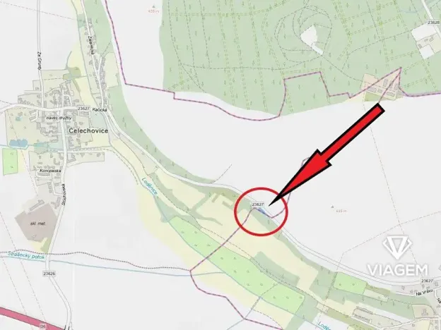 Prodej zahrady, Stochov, 527 m2