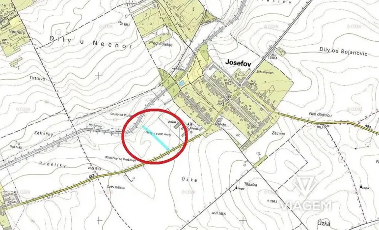 Prodej pole, Josefov, 3812 m2