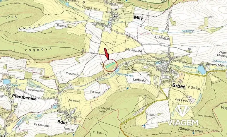 Prodej pole, Srbeč, 2859 m2