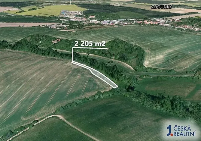 Prodej podílu pole, Zdounky, 1102 m2