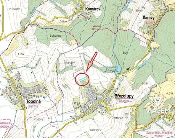 Prodej podílu pole, Březolupy, 1035 m2