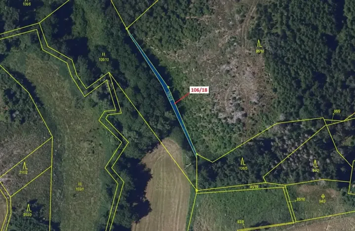 Dražba louky, Žižkovo Pole, 135 m2