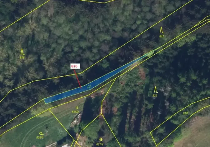 Dražba lesa, Ohnišov, 248 m2