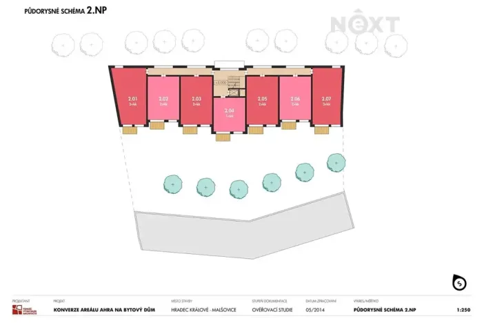 Prodej komerčního pozemku, Hradec Králové, Náhon, 1871 m2