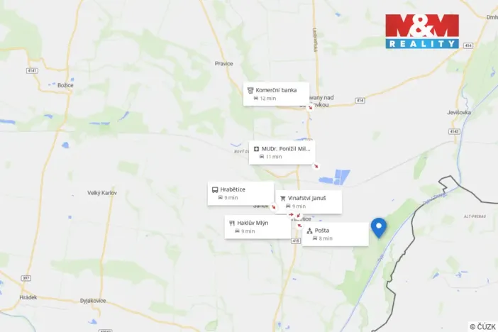 Prodej pozemku, Hrabětice, 7091 m2