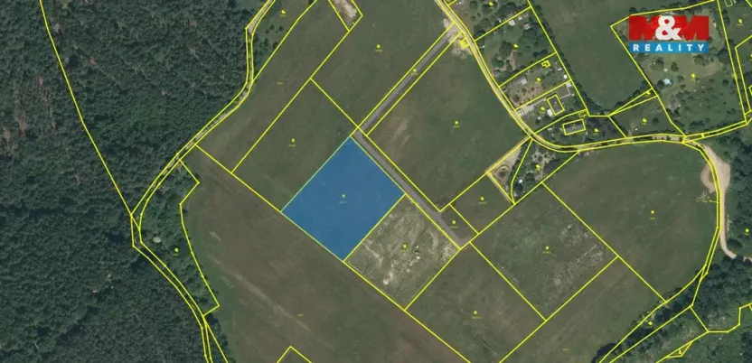 Prodej zahrady, Tymákov, 5435 m2