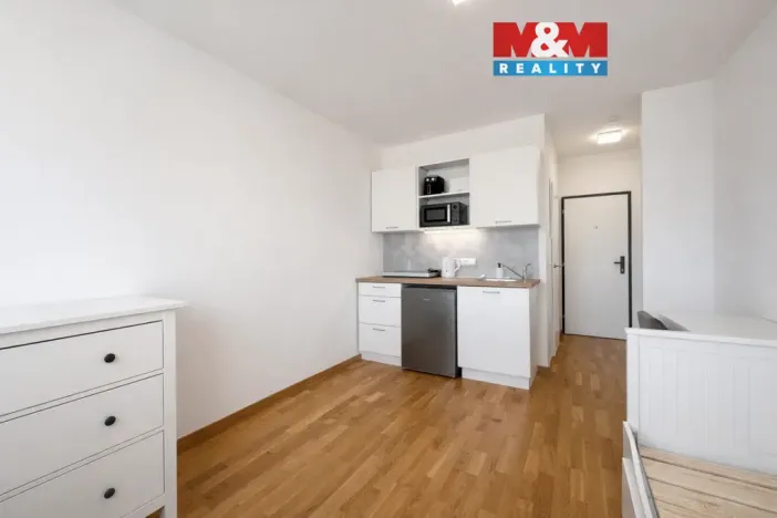 Pronájem bytu 1+kk, Praha - Vysočany, U Lidového domu, 17 m2