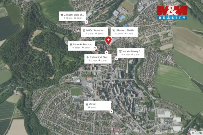 Pronájem bytu 2+kk, Vlašim, Žižkovo nám., 56 m2